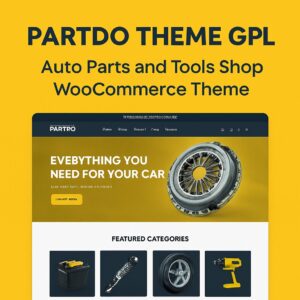Partdo Theme GPL – Auto Parts and Tools Shop WooCommerce Theme