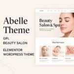 Abelle Theme GPL – Beauty Salon Elementor WordPress Theme