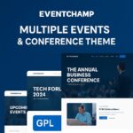 Eventchamp Theme GPL – Multiple Events & Conference Theme