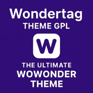 Wondertag Theme GPL – The Ultimate WoWonder Theme