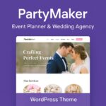 PartyMaker Theme GPL – Event Planner & Wedding Agency WordPress Theme