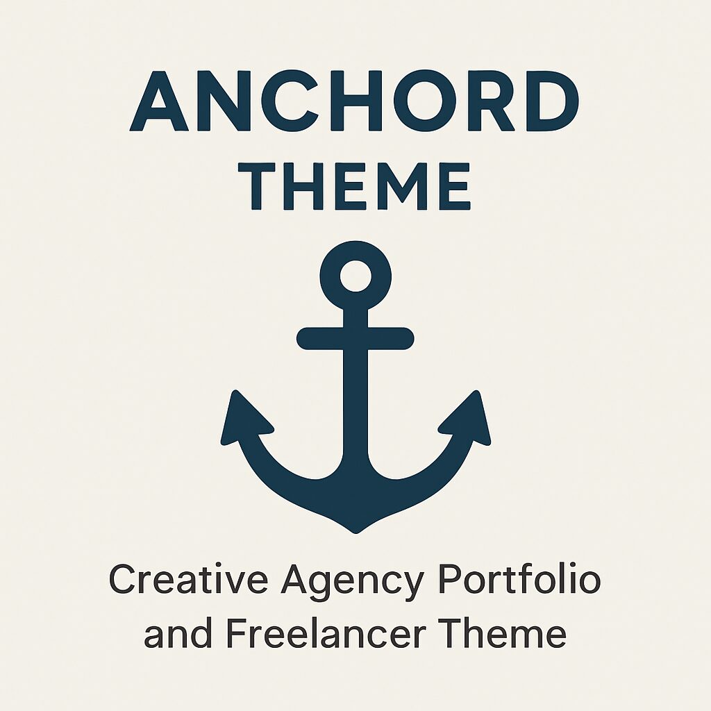 Anchord Theme GPL – Creative Agency Portfolio and Freelancer Theme