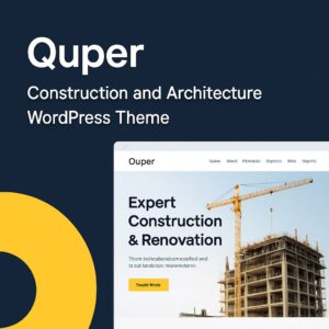 Quper Theme GPL – Construction and Architecture WordPress Theme