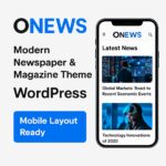 ONews Theme GPL – Modern Newspaper & Magazine Theme WordPress (Mobile Layout Ready)