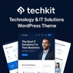 Techkit Theme GPL – Technology & IT Solutions WordPress Theme
