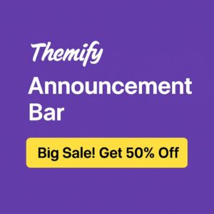 Themify Announcement Bar