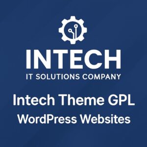 Intech Theme GPL – IT Solutions Company WordPress Websites