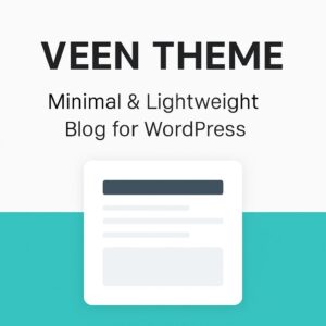 Veen Theme GPL – Minimal & Lightweight Blog for WordPress