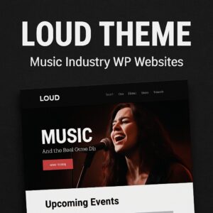 Loud Theme GPL – Music Industry WP Websites