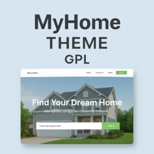 MyHome Theme GPL – Real Estate WordPress Website
