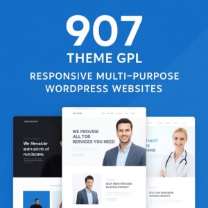 907 Theme GPL – Responsive Multi-Purpose WordPress Websites
