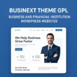 Businext Theme GPL – Business and Financial Institution WordPress Websites
