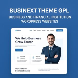 Businext Theme GPL – Business and Financial Institution WordPress Websites
