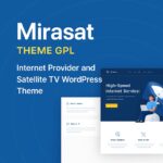 Mirasat Theme GPL – Internet Provider and Satellite TV WordPress Theme