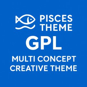 Pisces Theme GPL – Multi Concept Creative Theme
