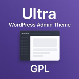 Ultra WordPress Admin Theme GPL