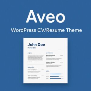 Aveo WordPress CV/Resume Theme GPL