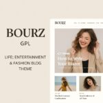 Bourz Theme GPL – Life, Entertainment & Fashion Blog Theme