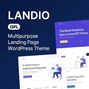 Landio Theme GPL – MultiPurpose Landing Page WordPress Theme
