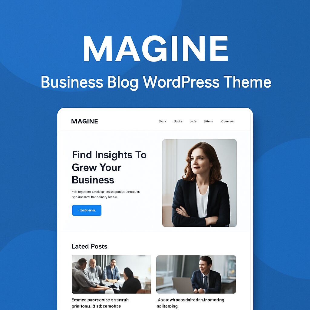 Magine Theme GPL – Business Blog WordPress Theme