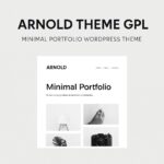 Arnold Theme GPL – Minimal Portfolio WordPress Theme