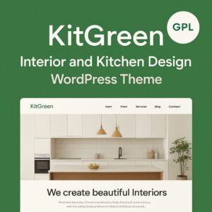KitGreen Theme GPL – Interior and Kitchen Design WordPress Theme