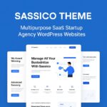 Sassico Theme GPL – Multipurpose Saas Startup Agency WordPress Websites