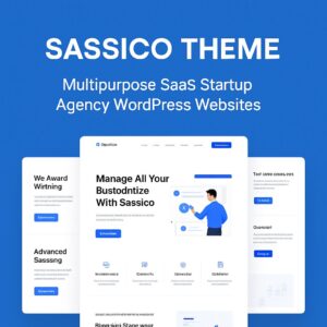 Sassico Theme GPL – Multipurpose Saas Startup Agency WordPress Websites