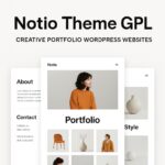 Notio Theme GPL – Creative Portfolio WordPress Websites