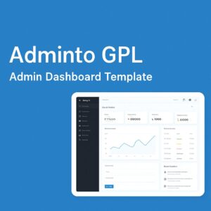 Adminto GPL – Admin Dashboard Template