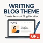 Writing Blog Theme GPL – Create Personal Blog Websites