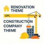 Renovation Theme GPL – Construction Company Theme