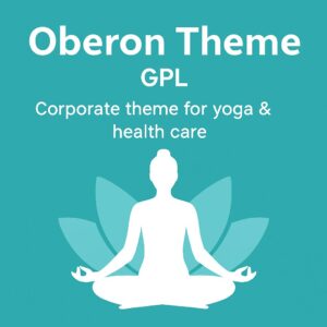 Oberon Theme GPL – Corporate theme for yoga & health care