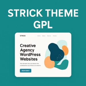 Strick Theme GPL – Creative Agency WordPress Websites