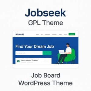 Jobseek GPL Theme – Job Board WordPress Theme