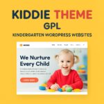 Kiddie Theme GPL – Kindergarten WordPress Websites