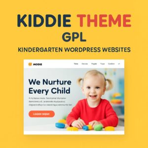 Kiddie Theme GPL – Kindergarten WordPress Websites