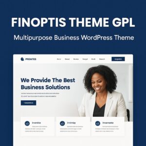 Finoptis Theme GPL – Multipurpose Business WordPress Theme