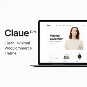 Claue Theme GPL – Clean, Minimal WooCommerce Theme