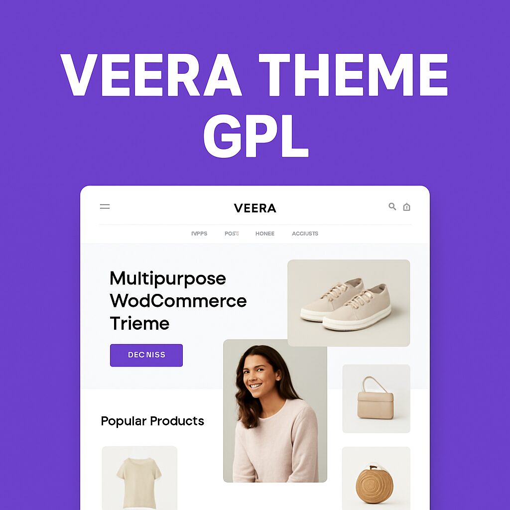 Veera Theme GPL – Multipurpose WooCommerce Theme
