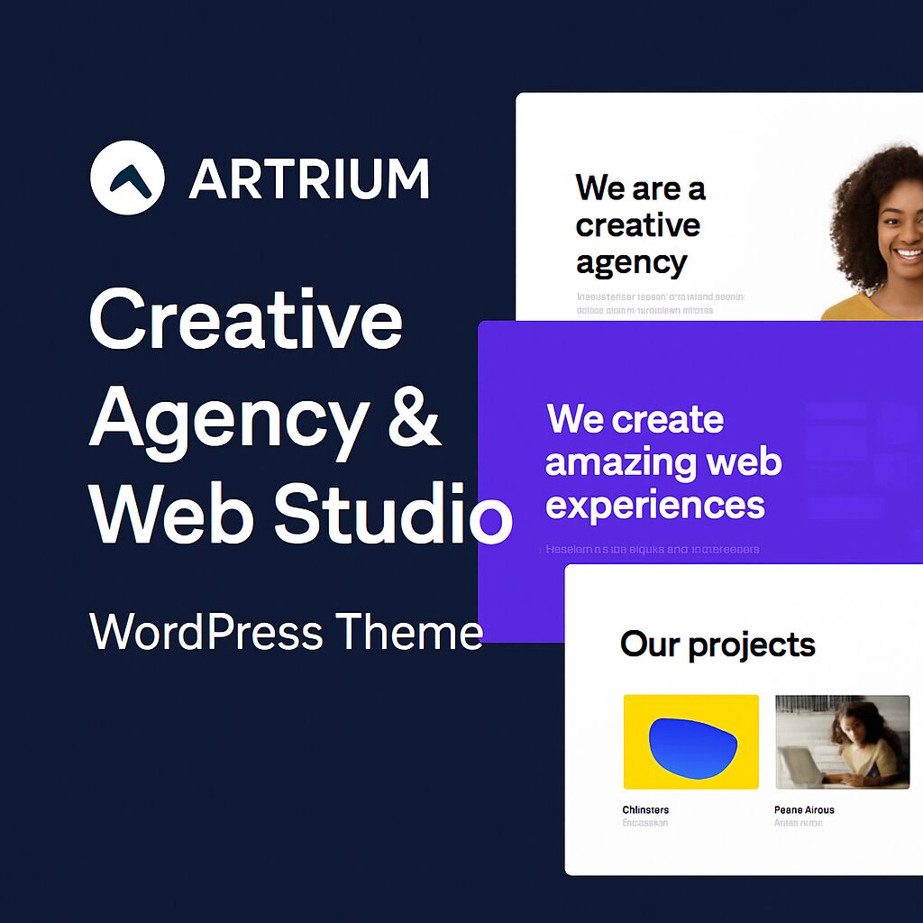 Artrium Theme GPL – Creative Agency & Web Studio WordPress Theme
