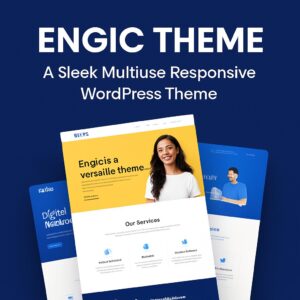 Engic Theme GPL – A Sleek Multiuse Responsive WordPress Theme