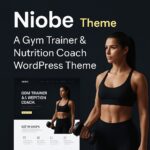Niobe Theme GPL – A Gym Trainer & Nutrition Coach WordPress Theme