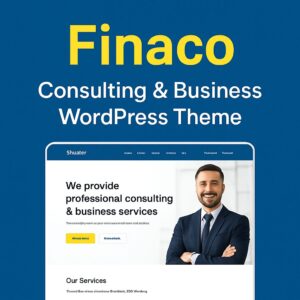 Finaco Theme GPL – Consulting & Business WordPress Theme
