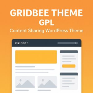 Gridbee Theme GPL – Content Sharing WordPress Theme