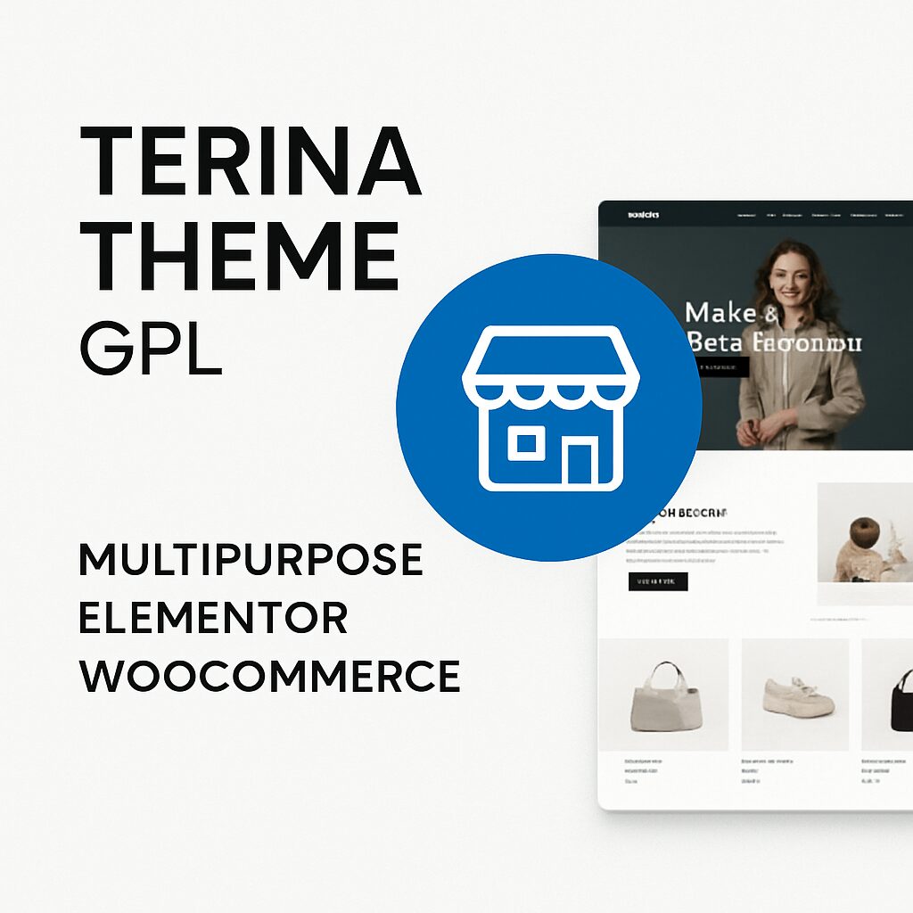 Terina Theme GPL – Multipurpose Elementor WooCommerce