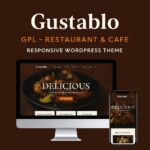 Gustablo Theme GPL – Restaurant & Cafe Responsive WordPress Theme