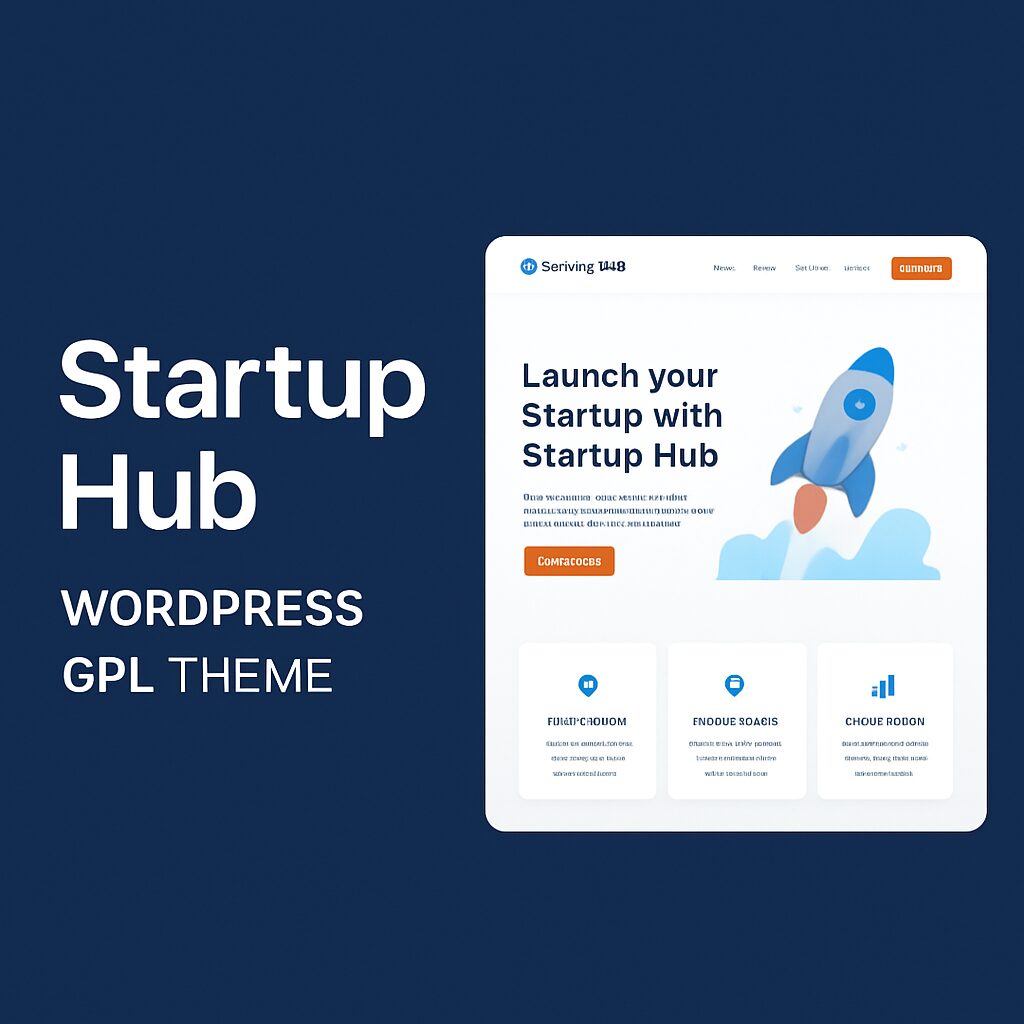 Startup Hub – WordPress GPL Theme