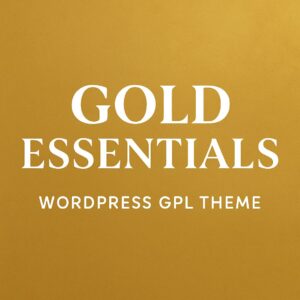Gold Essentials – WordPress GPL Theme