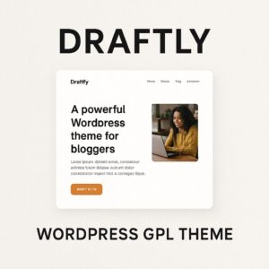 Draftly – WordPress GPL Theme